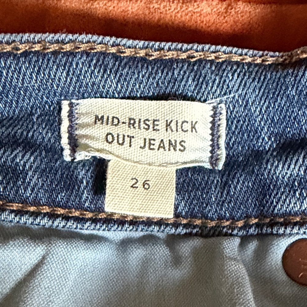 Madewell Kick Out Crop Jeans in Lenoir Wash - Picture 3 of 5